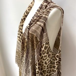 Animal print cover up